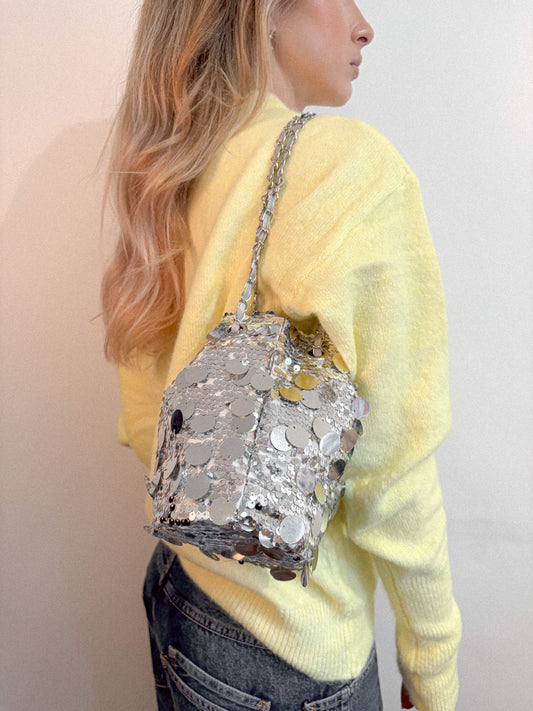 SAC EN SEQUINS -  SILVER