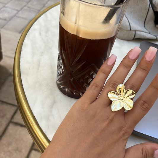 BAGUE FLEUR - GOLD